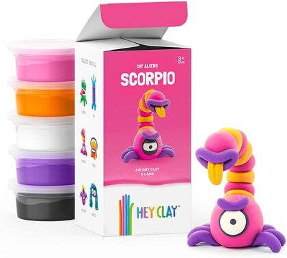 HEY CLAY Idegenek Modellező anyag, Skorpió