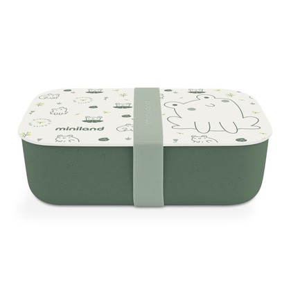 MIniland ECO-friendly Box na uložení jídla/svačiny, 1L, Žabka