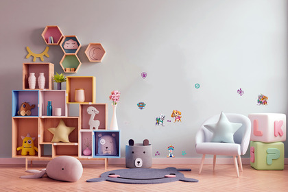 Nickelodeon Wanddekoration Paw Patrol – Skye, Everest