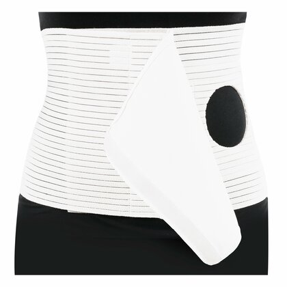 QMED Břišní pás s otvorem pro stomii, velikost XL