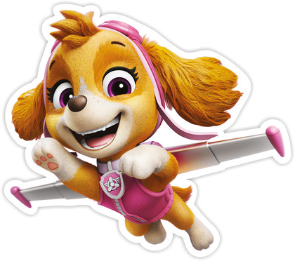 Nickelodeon Wanddekoration Paw Patrol - Skye in Aktion