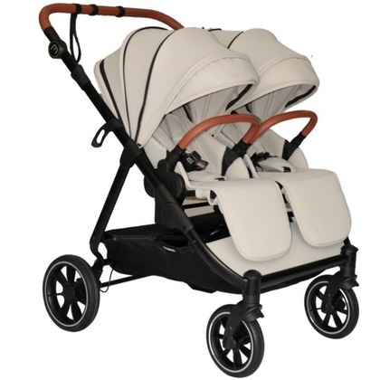 Baby Monsters Kočík pre dvojičky Easy Twin 5 – Stone