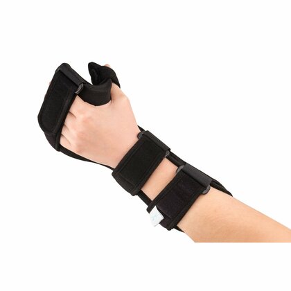 QMED SILVER LINE LEFT Dlaha/ortéza na ruku a predlaktie s fixáciou palca, ľavá, veľ. M