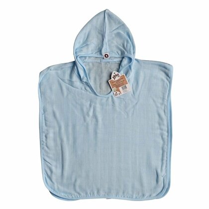 XKKO BMB Colours Bambusové pončo, baby blue, veľ. 1,  1-2roky
