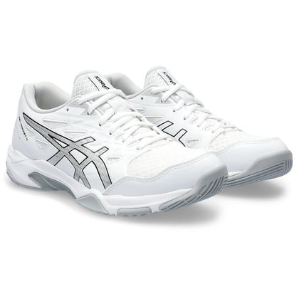 Asics Gel Rocket 11W Dámska hádzanárska/halová obuv, biela/strieborná, veľ. 42