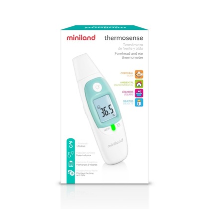 Miniland Bezdotykový teploměr do ucha a na čelo