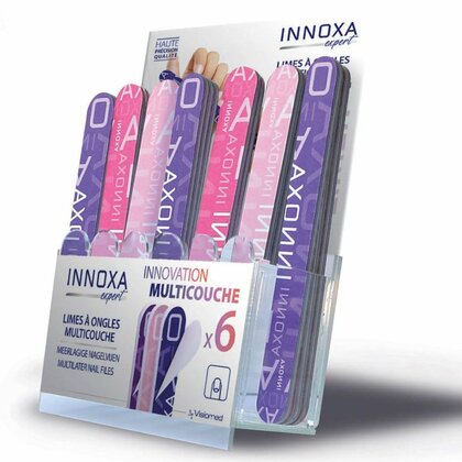 INNOXA VM-N66A, sechsschichtige Nagelfeilen, 17,8 x 0,5 cm, 48 Stück