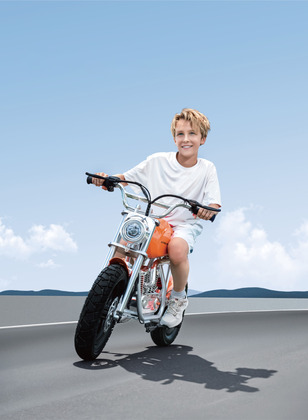 Hyper Gogo S9 Elektrická motorka pre deti a tínedžerov do 60 kg 12" – Oranžová