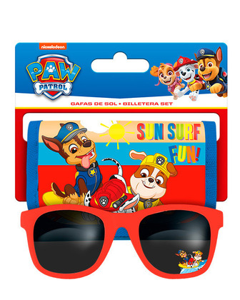 Kinder-Euroswan-Sonnenbrille mit Geldbörse, Paw Patrol