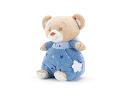 TRUDI BABY STAR - Teddybär blau, 0m+