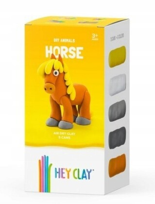 HEY CLAY Tiere Pferd Modelliermasse, Pferd