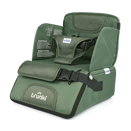 Trunki Přenosná jídelní židle a podsedák 2v1 - Zelená