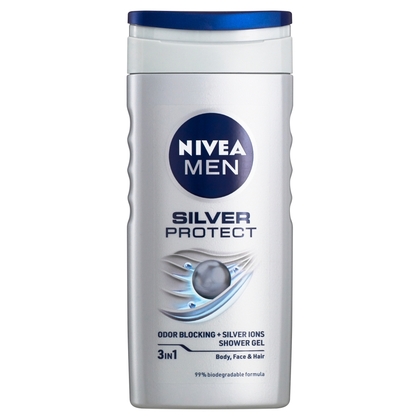 NIVEA Men Silver Protect Duschgel, 250 ml