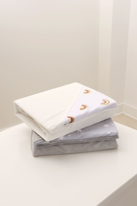 BabyToLove Bambus-Handtuch mit Kapuze für Babys und Kinder – Motiv Regenbogen