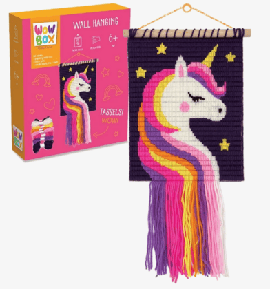 WOW BOX Kreatívna sada Makramé Jednorožec