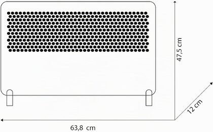 OLIMPIA SPLENDID Caleo 2 Turbo Timer – Konvektorový ohřívač s časovačem a ventilátorem