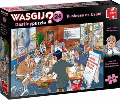 Jumbo Wasgij Puzzle - Business as Usual 1000 Teile