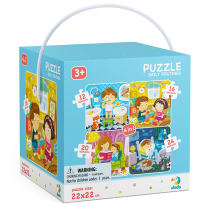 DoDo Puzzle 4 az 1-ben – Napi rutin
