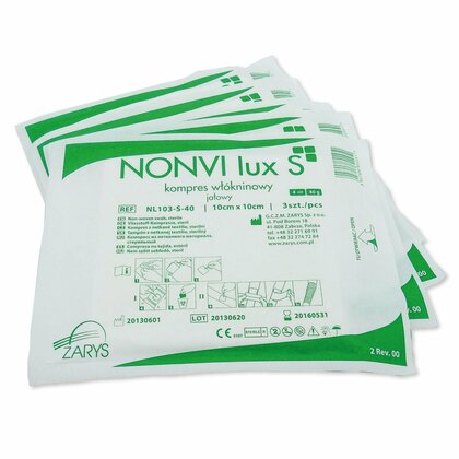 ZARYS NONVI LUX S, Netkaný sterilní obklad, 5cm x 5cm, 25ks x 2ks