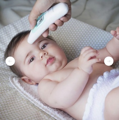 Miniland Bezdotykový teploměr do ucha a na čelo