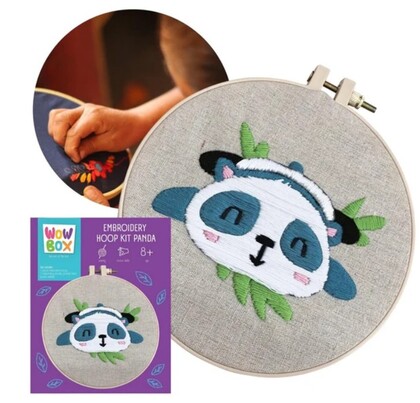 WOW BOX Kreatívna sada na vyšívanie Panda