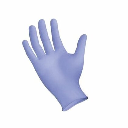 SEMPERCARE SKIN 2, ochranné nitrilové rukavice bez pudru, 100ks, vel. L, modré
