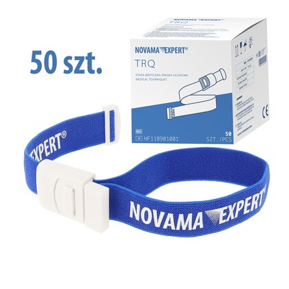NOVAMA EXPERT TRQ Orvosi szorító csattal, kedvező csomag 50 db