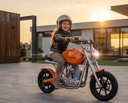 Hyper Gogo S9 Elektrická motorka pre deti a tínedžerov do 60 kg 12" – Oranžová