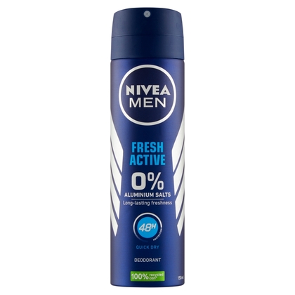 NIVEA Men Fresh Active sprej dezodorant, 150 ml