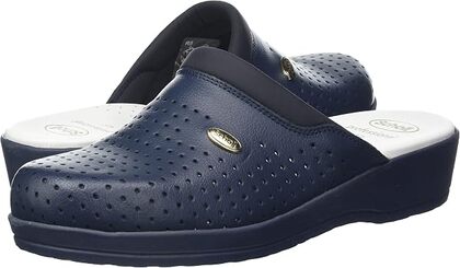 Scholl Clog Back Guard – Zdravotné pracovné dreváky Professional (Modré), veľ. 36