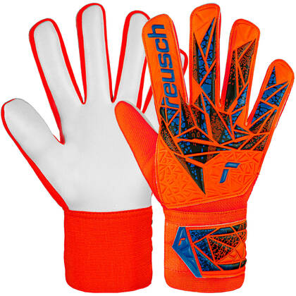 Reusch Attrakt Starter Solid Brankářské rukavice, modro/bílo/oranžové, vel. L 10