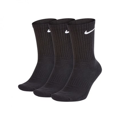 Nike Everyday Cush 3P sportzokni, fekete, nagy 38-42, 3 pár