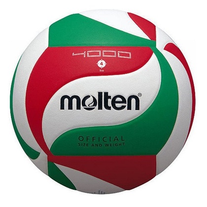Molten V4M4000 Juniorský volejbalový míč - halový, vel. S 4