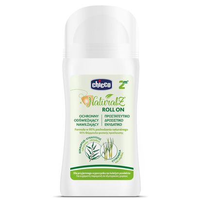 CHICCO NaturalZ Roll-on Schützender Roll-on-Ball gegen Mücken, 60 ml, ab 2 Monaten