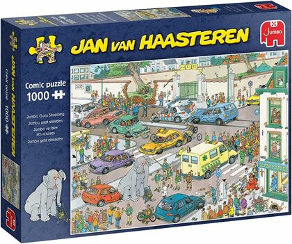 Jumbo Jan van Haasteren Puzzle - Jumbo Goes Shopping 1000 db