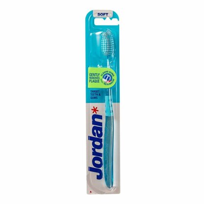 Jordan Target Zähne &amp; Zahnfleisch Zahnbürste, weich