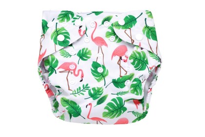 SIMED Mila Plenkové kalhotky s nastavitelnou velikostí, Flamingo