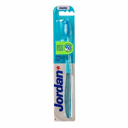 Jordan Target Zähne &amp; Zahnfleisch Zahnbürste, hart