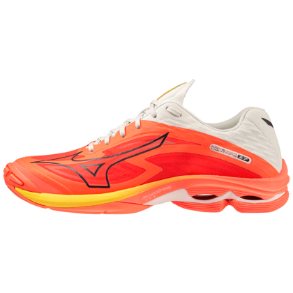 Mizuno Wave Lightning Z7 Pánska volejbalová obuv, biela/oranžová, veľ. 46