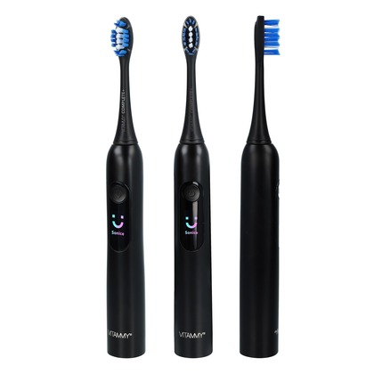 VITAMMY SONICE 5+ Schwarz Schallzahnbürste (5 Modi + Display) – Schwarz