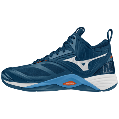 Mizuno Wave Momentum 2 MID Pánska volejbalová obuv, modrá, veľ. 44