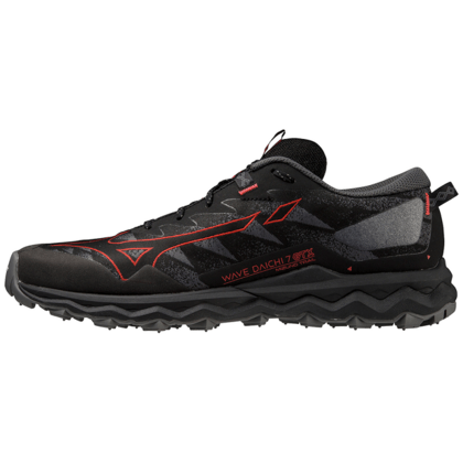 Mizuno Wave Daichi 7 GTX Pánska bežecká obuv, čierna/červená, veľ. 42