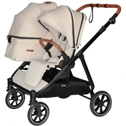 Baby Monsters Kočík pre dvojičky Easy Twin 5 – Stone