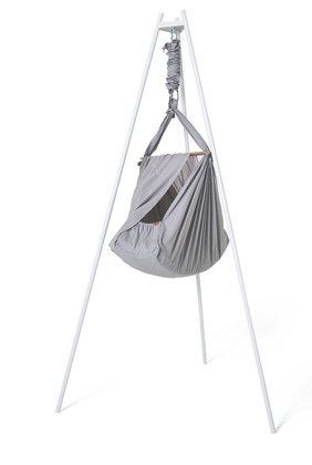 Membantu Premium Detský hojdací vak (hamak) – Šedý