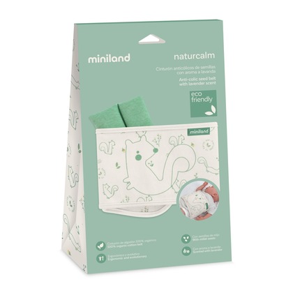 Miniland Antikolikový pás pre dieťa - Veverička