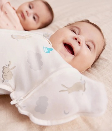 Love To Dream Átmeneti hálózsák, L-es méret, nyuszik, 2. FÁZIS, 1 TOG