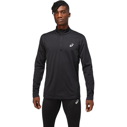 Asics Core LS 1/2 Zip Pánske zimné športové tričko s dlhým rukávom, veľ. M