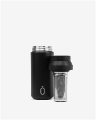 Runbott Cup Mii Malá nerezová termofľaša – 350ml, čierna