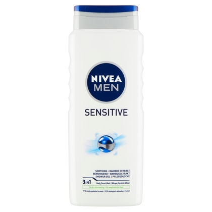 NIVEA Men Sensitive Sprchovací gél, 500 ml