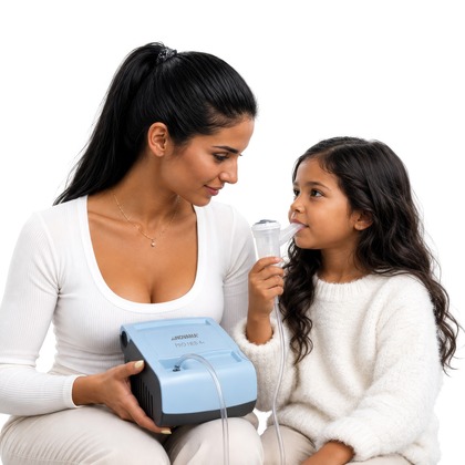 NOVAMA PRO NEB 4+ Kompressor-Inhalator mit 4 Modi (Vernebler RF9)